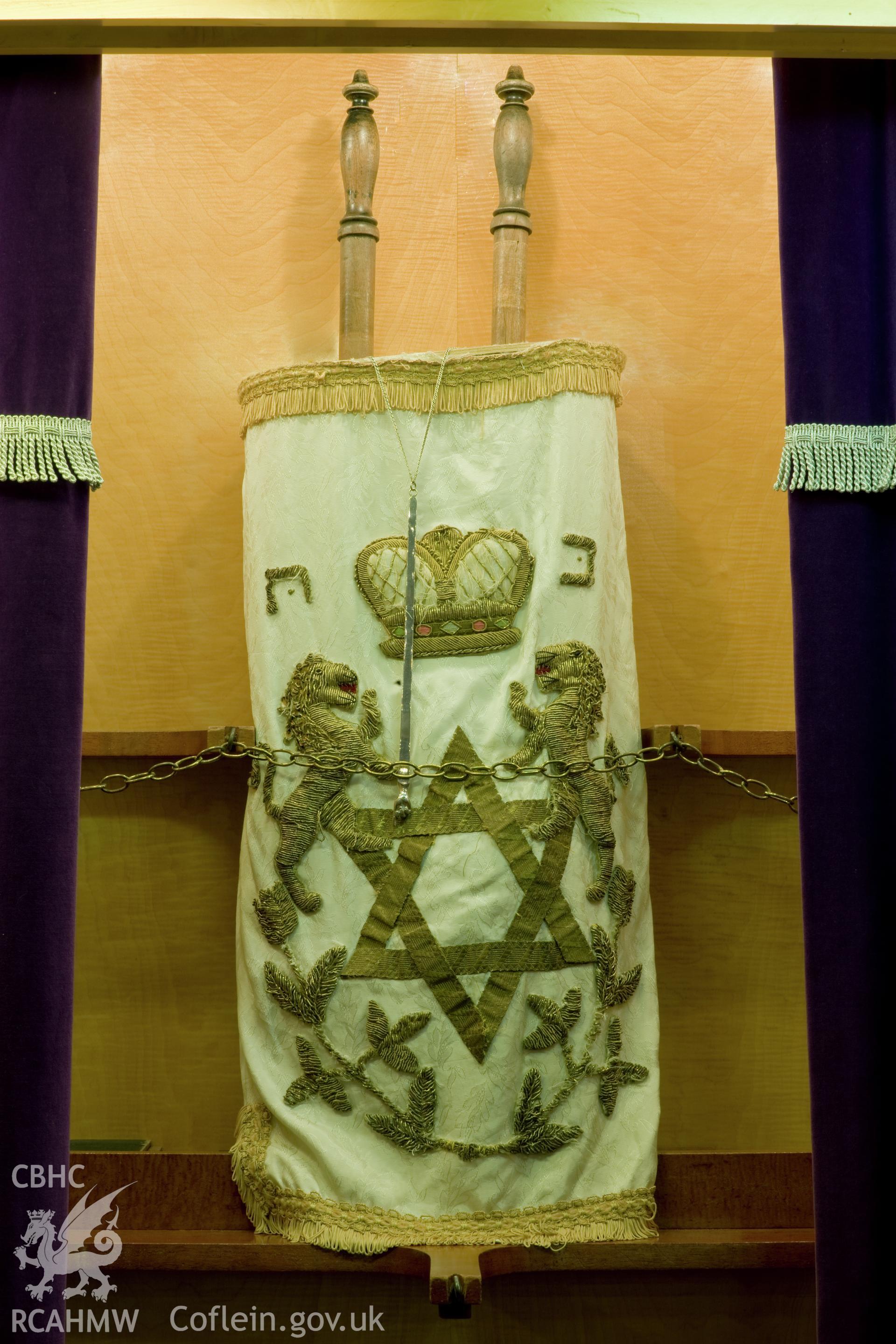Torah scroll.