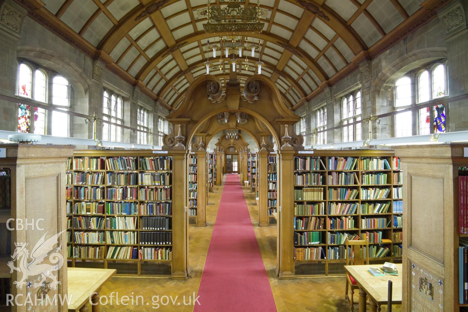 Interior University library.