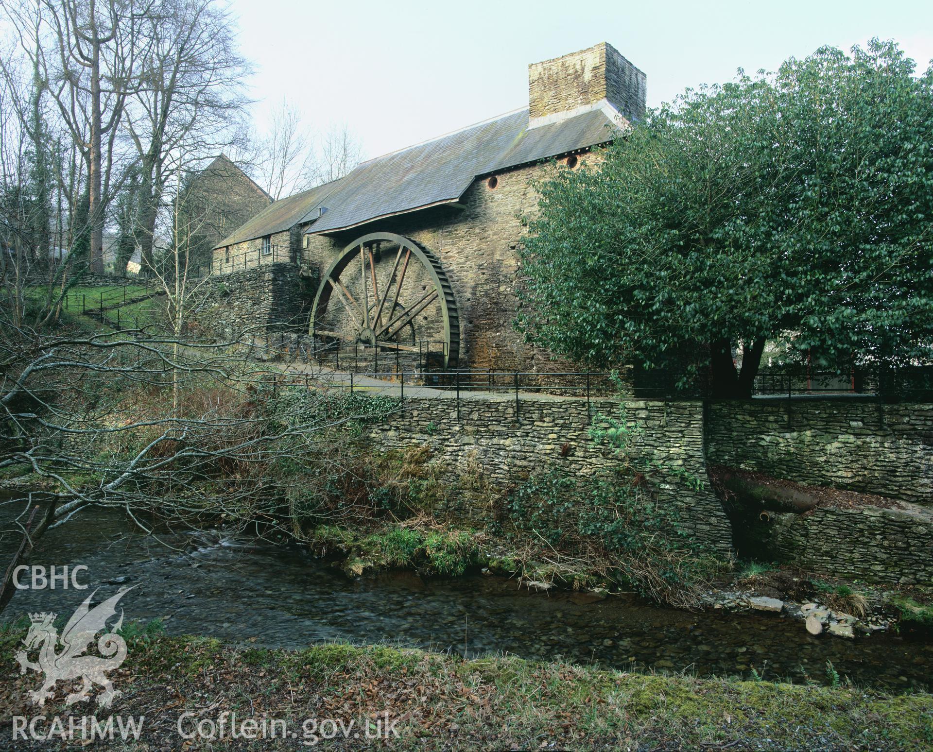 Colour transparency showing a view of Dyfi Furnace, Ceredigion, produced by Iain Wright, June 2004