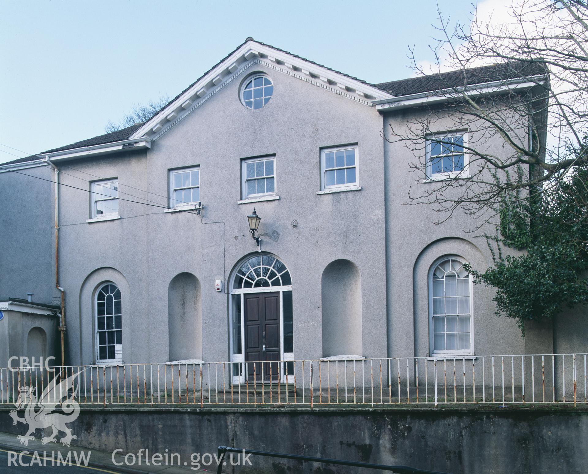 RCAHMW colour transparency showing exterior view of Foley House, Goat Street, Haverfordwest, taken by Iain Wright, 2003