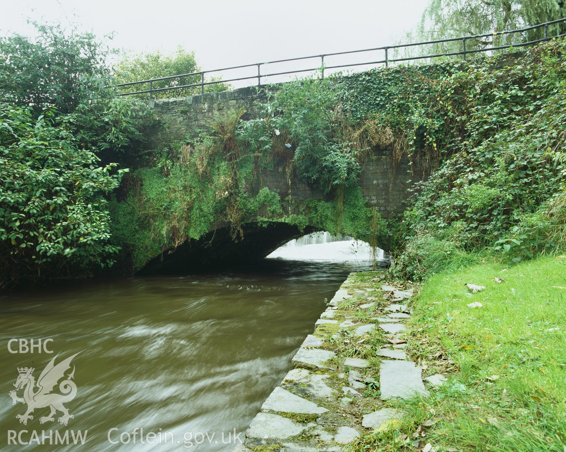 Colour transparency showing  Upper Clydach Aqueduct, Swansea Canal, produced by Iain Wright, October 2005.