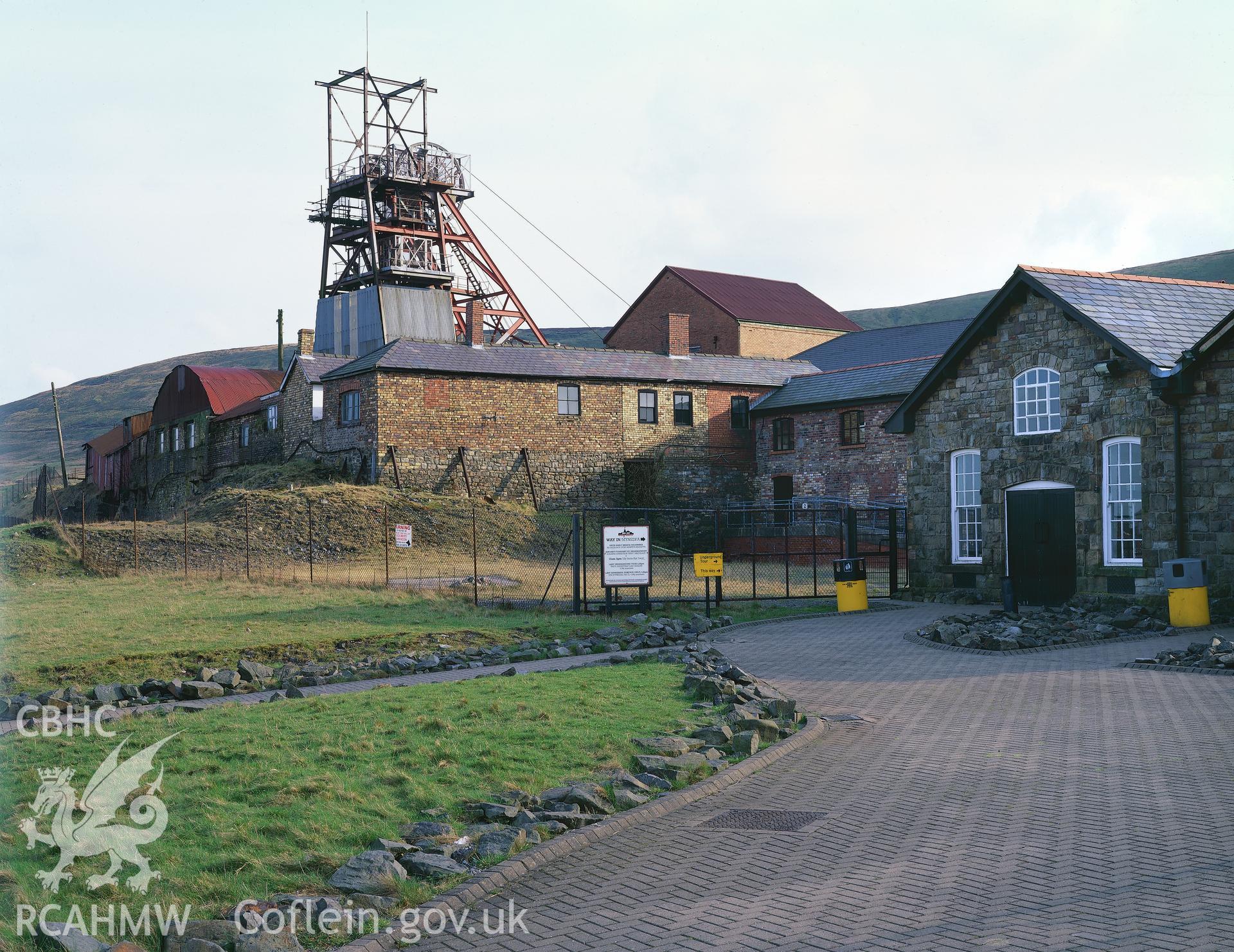 RCAHMW colour transparency showing view of Big Pit.