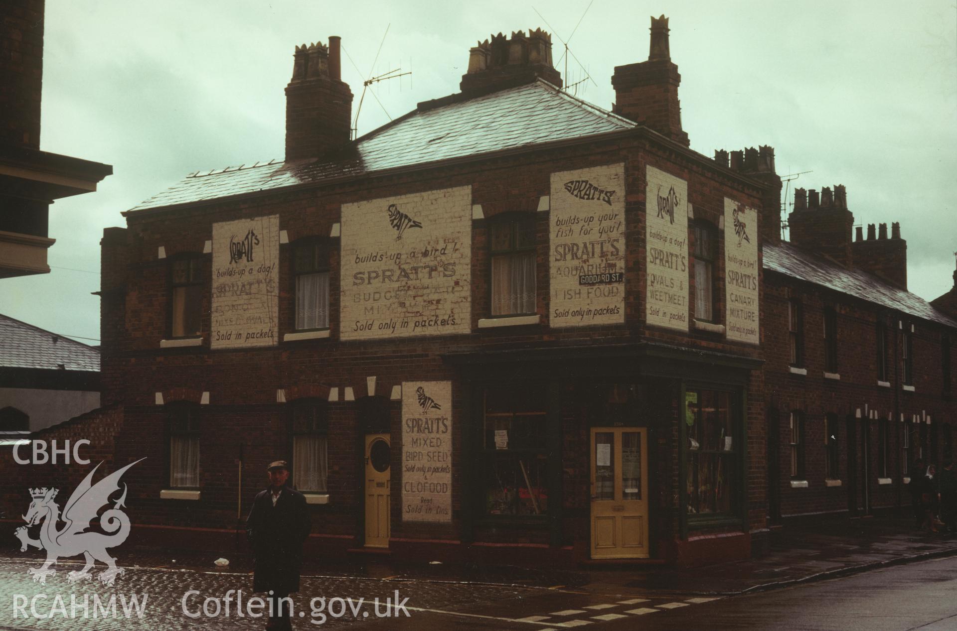 Spratts, Grimsby: colour photograph from slide.