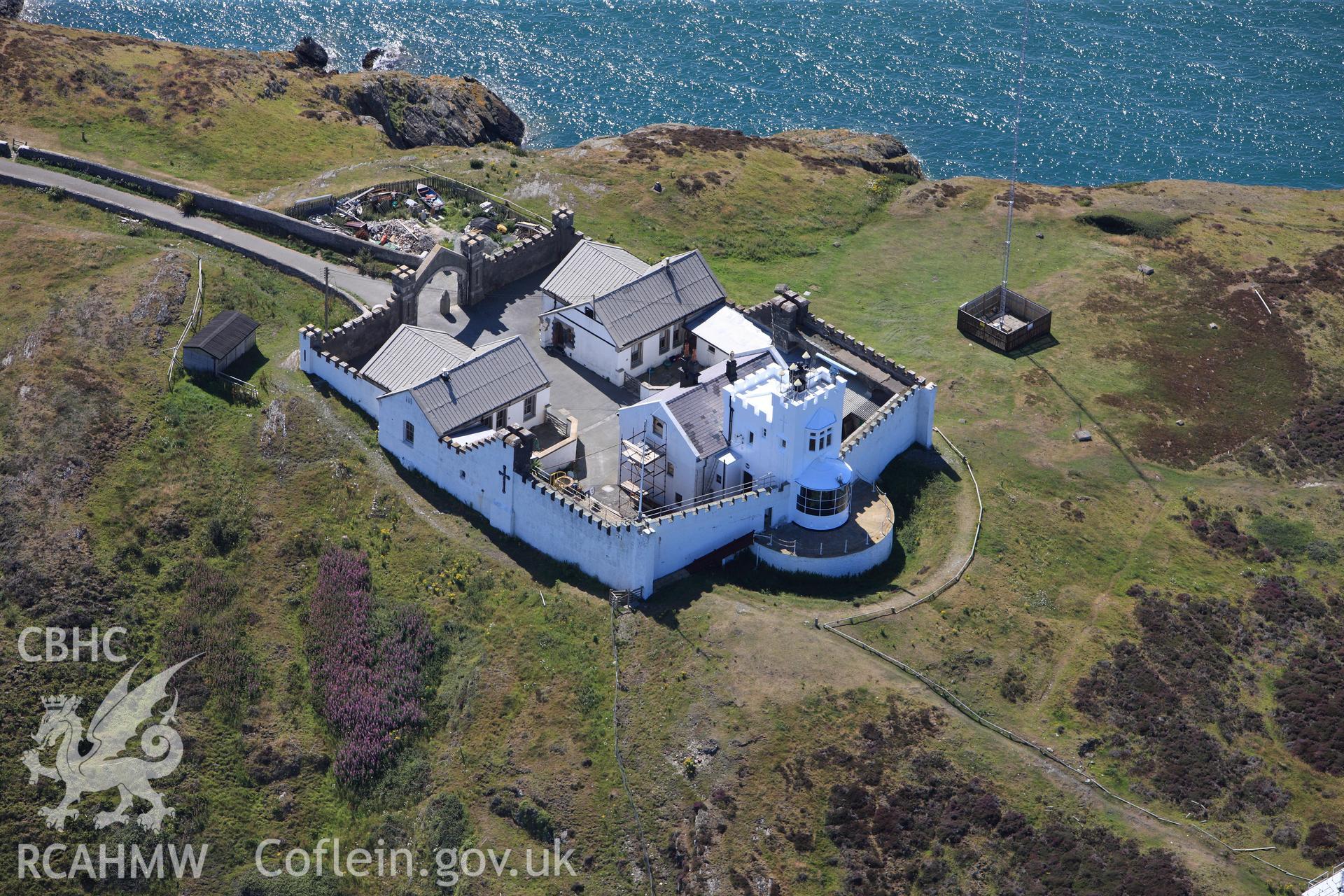RCAHMW colour oblique photograph of Point Lynas Lighthouse. Taken by Toby Driver on 20/07/2011.